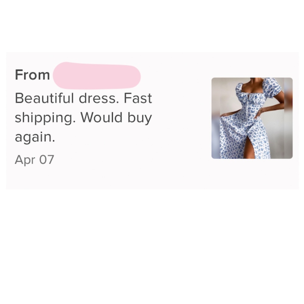 Floral Print White Midi Dress - Picture 12 of 14